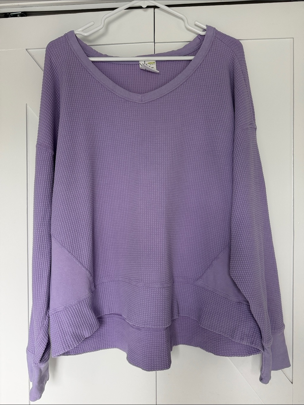 Offline by aerie Waffle Knit Long Sleeve Tee - Lavender